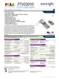 PTV03010WAD Datasheet Cover