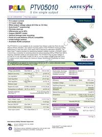 PTV05010WAH Datasheet Cover