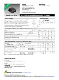 PTVS10-076C-M Datasheet Cover