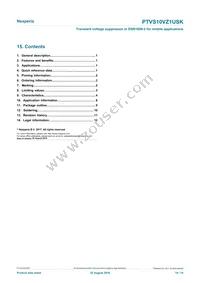 PTVS10VZ1USKYL Datasheet Page 14