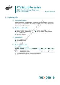 PTVS12VU1UPAZ Datasheet Cover