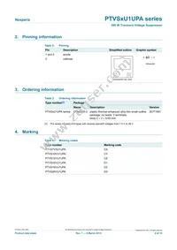 PTVS12VU1UPAZ Datasheet Page 2