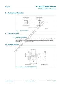 PTVS12VU1UPAZ Datasheet Page 7