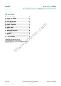 PTVS15VZ1USKYL Datasheet Page 14