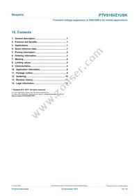 PTVS18VZ1USKYL Datasheet Page 14