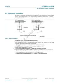 PTVS20VU1UPAZ Datasheet Page 9