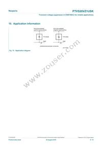 PTVS20VZ1USKYL Datasheet Page 8