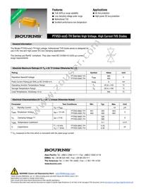 PTVS3-380C-TH Datasheet Cover