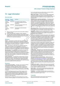 PTVS3V3D1BALYL Datasheet Page 10