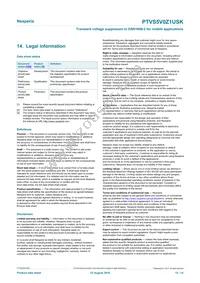 PTVS5V0Z1USKYL Datasheet Page 12