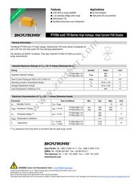 PTVS6-430C-TH Datasheet Cover