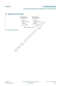 PTVS7V5Z1USKYL Datasheet Page 8