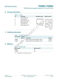 PUMB9 Datasheet Page 3