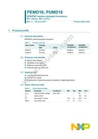 PUMD16/ZLX Datasheet Page 2