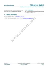 PUMD16/ZLX Datasheet Page 11