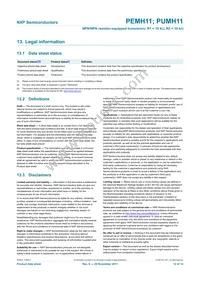 PUMH11F Datasheet Page 13