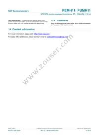 PUMH11F Datasheet Page 14