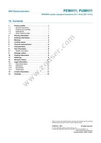 PUMH11F Datasheet Page 15