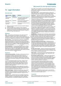 PUSB3AB4Z Datasheet Page 11