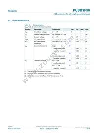 PUSB3F96X Datasheet Page 3