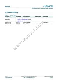 PUSB3F96X Datasheet Page 12