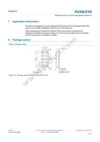 PUSB3F99X Datasheet Page 9