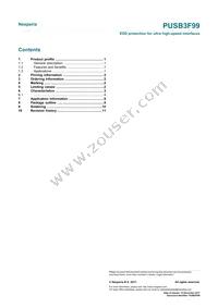 PUSB3F99X Datasheet Page 12