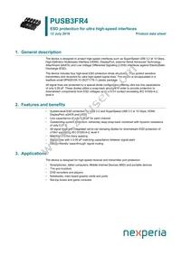 PUSB3FR4Z Datasheet Cover