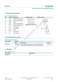 PUSB3FR4Z Datasheet Page 2