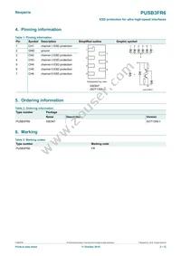 PUSB3FR6Z Datasheet Page 2