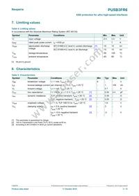 PUSB3FR6Z Datasheet Page 3