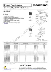PV37X504C01B00 Datasheet Cover
