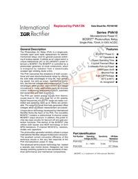 PVA1052 Datasheet Cover