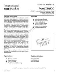 PVR2300NPBF Datasheet Cover