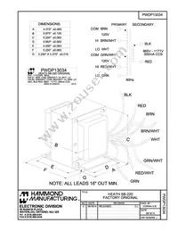 PWDP13034 Datasheet Cover