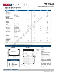 PWR1726AC Datasheet Page 2