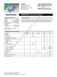 PWR221-2FCR750F Datasheet Cover