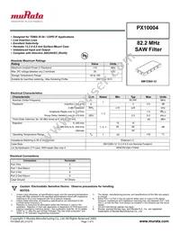 PX1004 Datasheet Cover