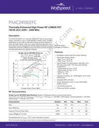 PXAC241002FC-V1-R2 Datasheet Cover