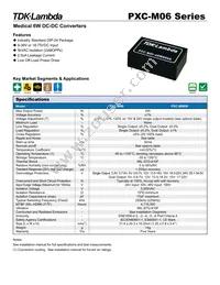 PXCM0648WD15A Datasheet Cover
