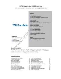 PXF60-48S15 Datasheet Cover