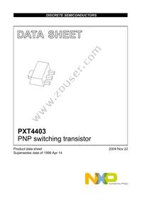 PXT4403 Datasheet Page 2