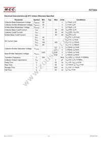 PZT3904-TP Datasheet Page 2