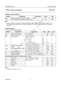 PZT4401 Datasheet Page 4