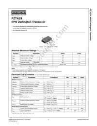 PZTA29 Datasheet Page 2