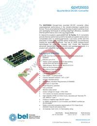 Q24T25033-NBC0G Datasheet Cover