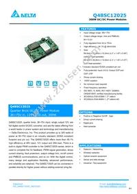 Q48SC12025NRDH Datasheet Cover