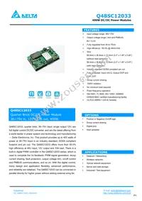 Q48SC12033NRDH Datasheet Cover