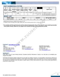 Q48SH12025NRFN Datasheet Page 13