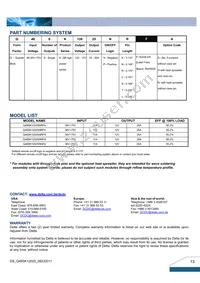 Q48SK12025NRFA Datasheet Page 13